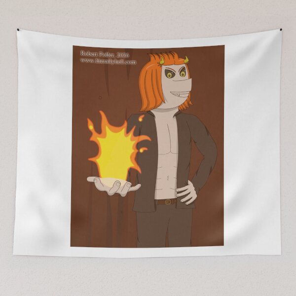 Item preview, Damien's Fire designed and sold by Literally Hell Shop.