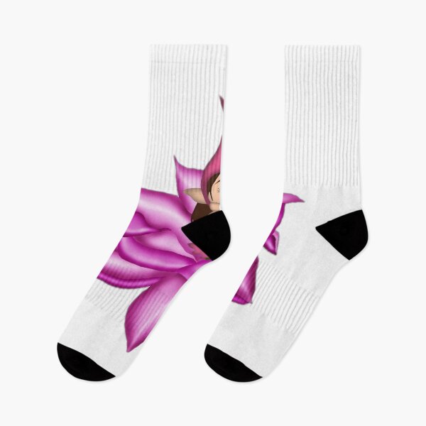 Item preview, Cute Chibi Elf Sitting in a Pink Lotus Flower designed and sold by DailyDoodlesBySumbul.