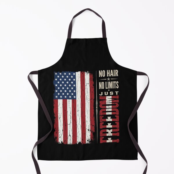 Item preview, No Hair No Limits Just Freedom American Bald Man Patriot designed and sold by SofenArt.