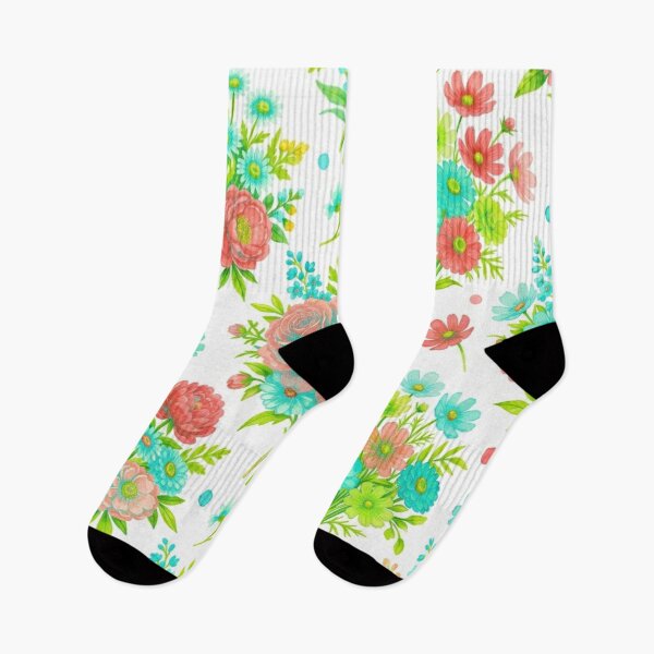 Item preview, Watercolor Floral Bouquet Seamless Pattern designed and sold by FashioonTrends.
