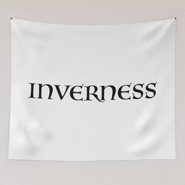 Item preview, Inverness old medieval style text (Black) designed and sold by STUDIO-72.
