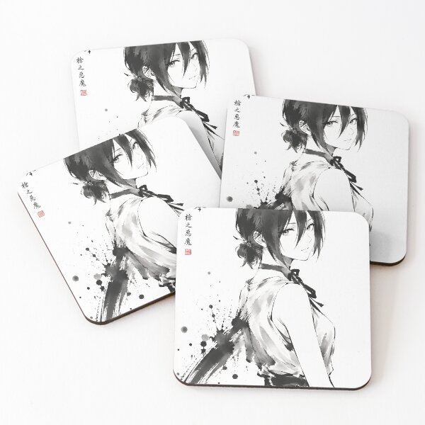 Item preview, Minimalist Sumi-e Style Anime Girl Portrait designed and sold by iwzzuel.