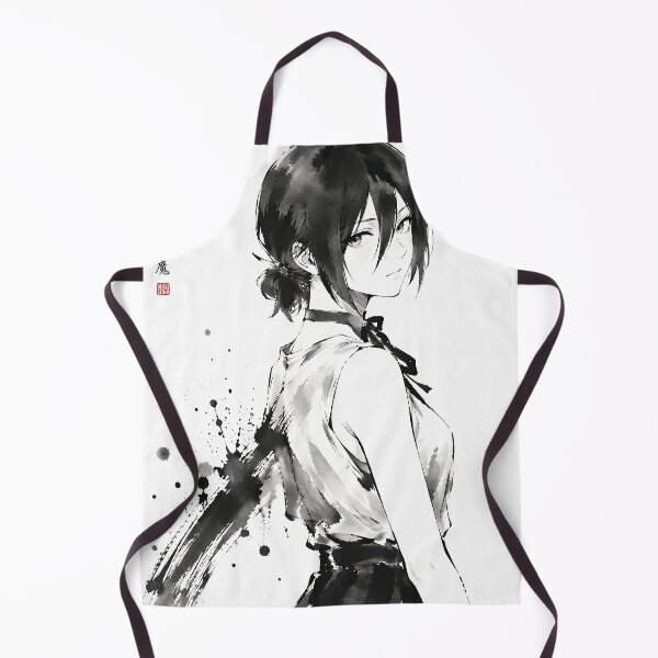 Item preview, Minimalist Sumi-e Style Anime Girl Portrait designed and sold by iwzzuel.