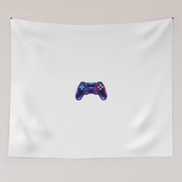Item preview, Neon Gaming Controller Icon – Futuristic Gamepad Illustration designed and sold by Artisan Finds Online.