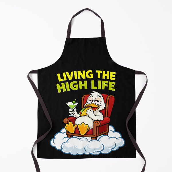 Item preview, Living The High Life Funny Stoner Duck Design designed and sold by TeeTimeTreasure.