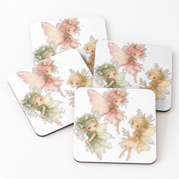 Item preview, Cute Chibi Forest Fairies Trio designed and sold by DailyDoodlesBySumbul.