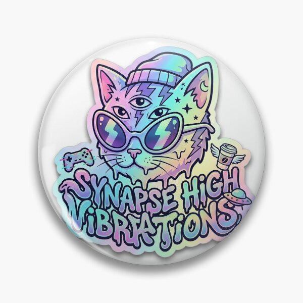 Item preview, Chromatic cat designed and sold by SLAYTHESPACE.