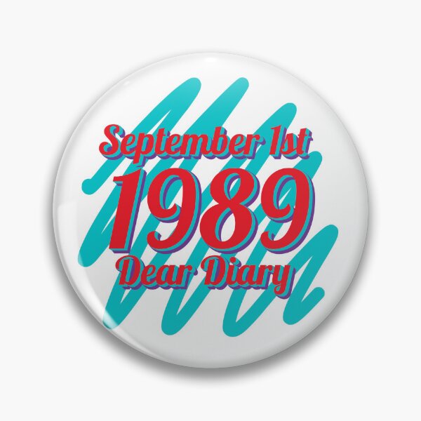Item preview, September 1st 1989 Dear Diary squiggle designed and sold by Faeriean.