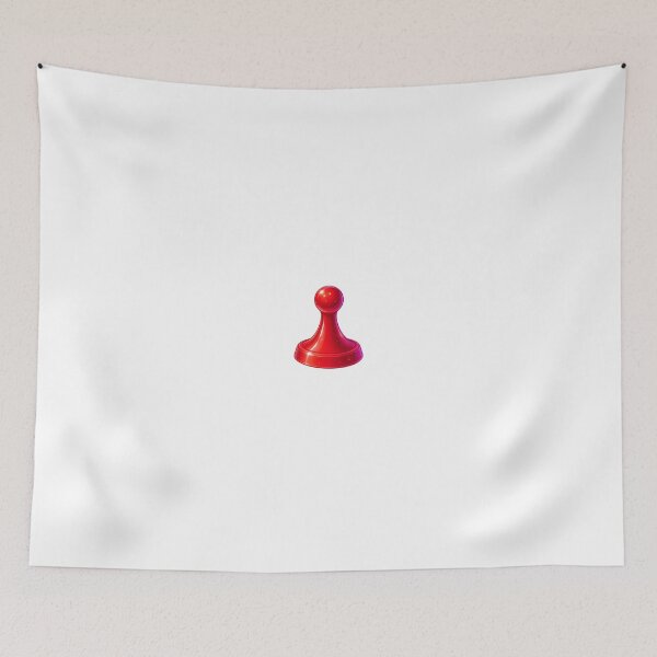 Item preview, Glossy Red Board Game Pawn – Classic Strategy Game Piece Illustration designed and sold by Artisan Finds Online.