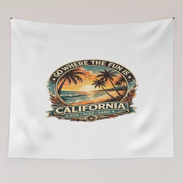 Item preview, California Sunset Vintage Beach Aesthetics designed and sold by TrendyWearsuits.