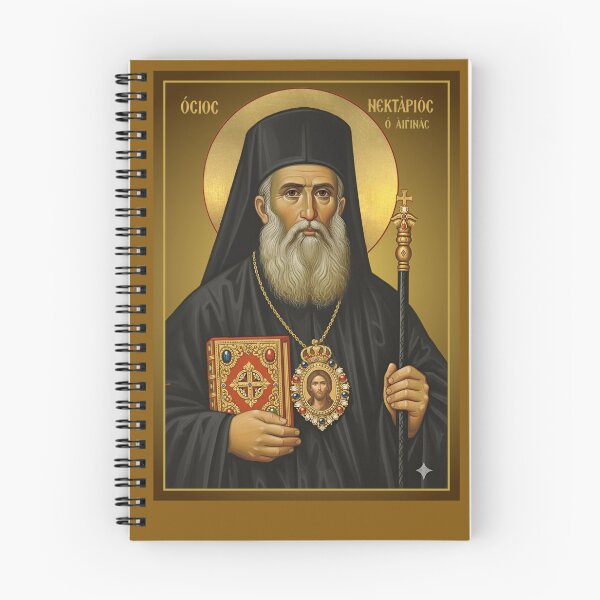 Item preview, Saint Nektarios of Aegina, Orthodox icon  designed and sold by orthodox-icon.