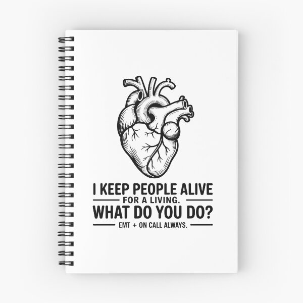 Item preview, Funny EMT I Keep People Alive On Call Quote designed and sold by Enea Kelo.