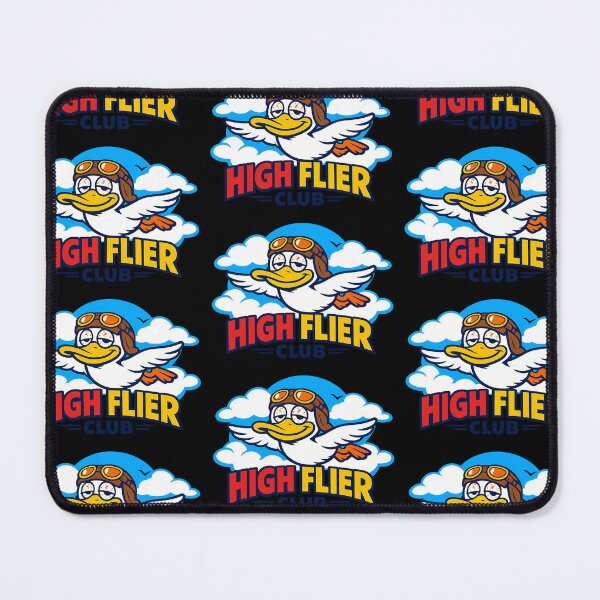 Item preview, High Flier Club Funny Flying Duck Design designed and sold by TeeTimeTreasure.