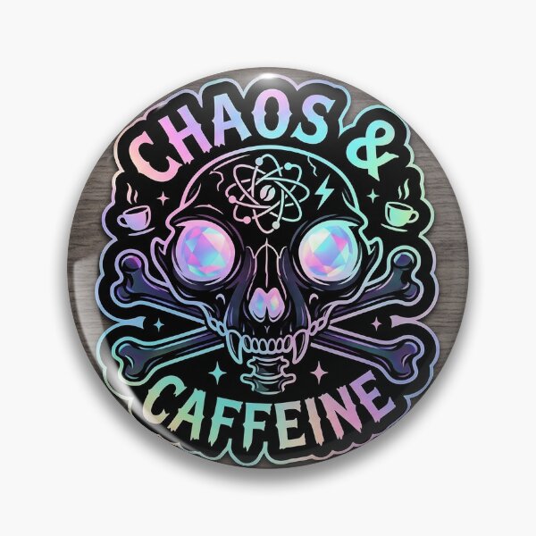 Item preview, Caffeine make Chaos calm designed and sold by SLAYTHESPACE.