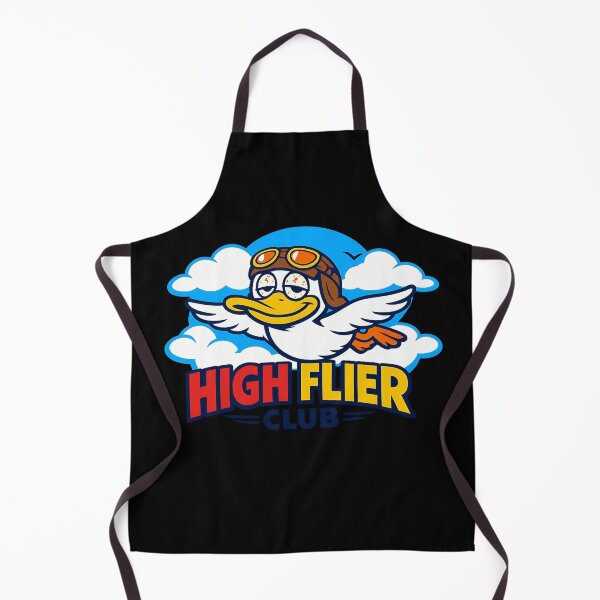 Item preview, High Flier Club Funny Flying Duck Design designed and sold by TeeTimeTreasure.