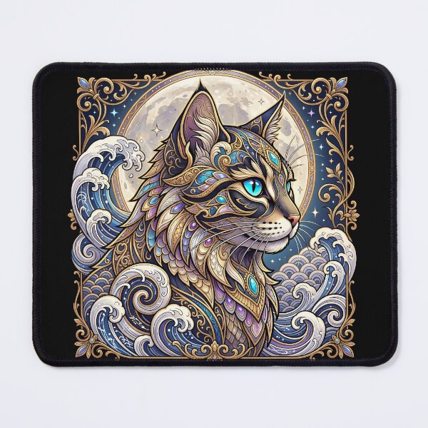 Item preview, Bejewelled Cat designed and sold by The Quiet Canvas By Jacky.