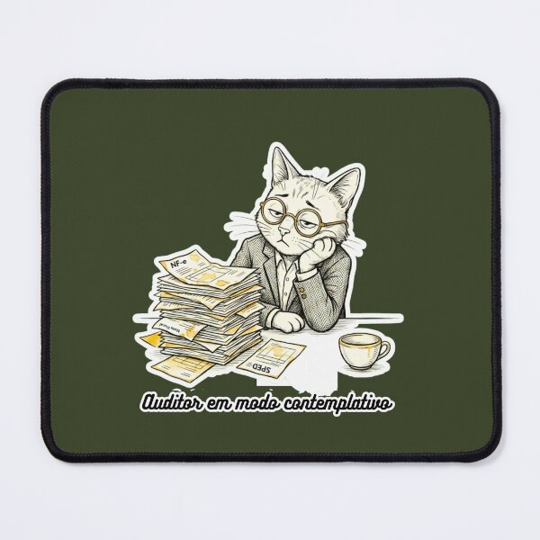 Item preview, Auditor in Contemplative Mode — Accountant Humor (Auditor em Modo Contemplativo — Humor para Contadores) designed and sold by HAPPY HARBOR DESIGN .