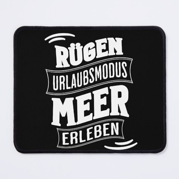 Item preview, Rügen holiday mode, experience the sea, typography design designed and sold by HoshisWorld2018.
