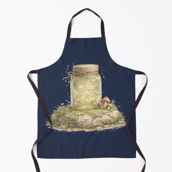Item preview, Glowing Firefly Jar Watercolor Woodland Cottagecore  designed and sold by MagicMakerPh⭐⭐⭐⭐⭐.