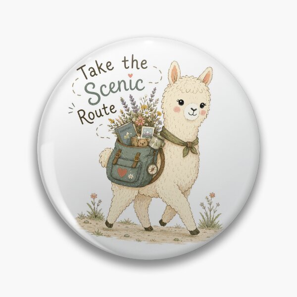 Item preview, Cozy Wanderer - Cute Smiling Alpaca Animal designed and sold by bapupa.