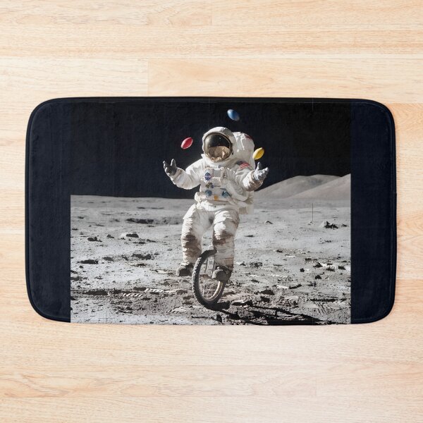 Item preview, Astronaut juggling on the moon  designed and sold by WiseBow.