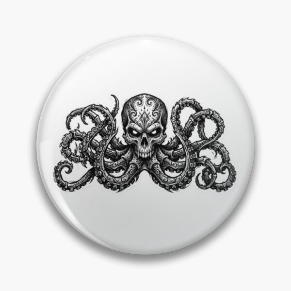Item preview, octopus skull designed and sold by Snurly.