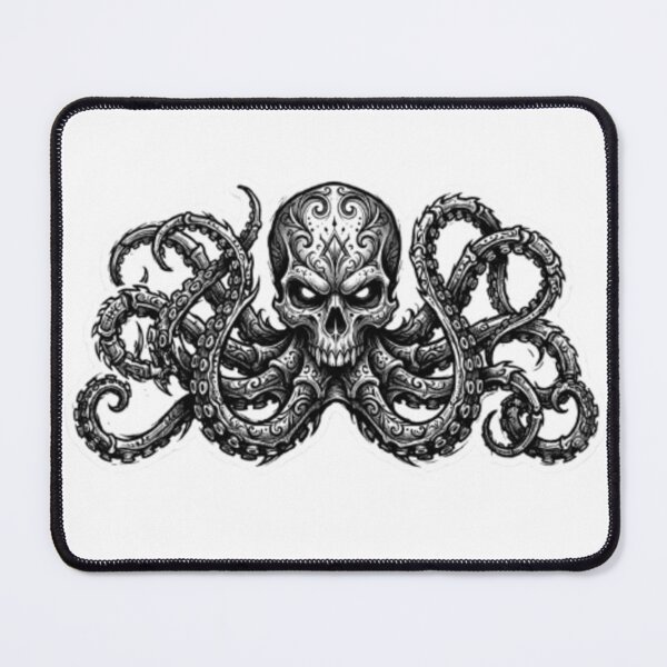 Item preview, octopus skull designed and sold by Snurly.