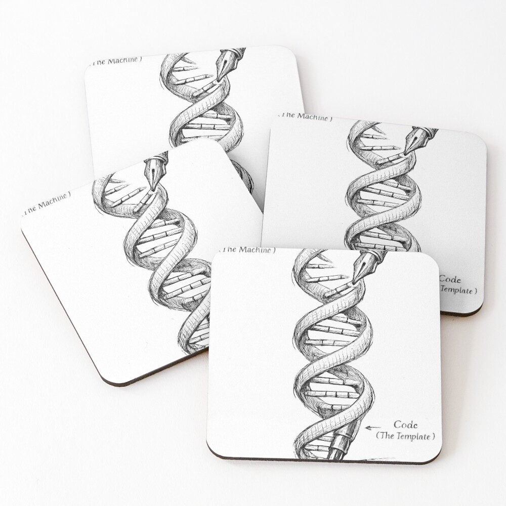 Item preview, Coasters (Set of 4) designed and sold by MeaningIsUse.