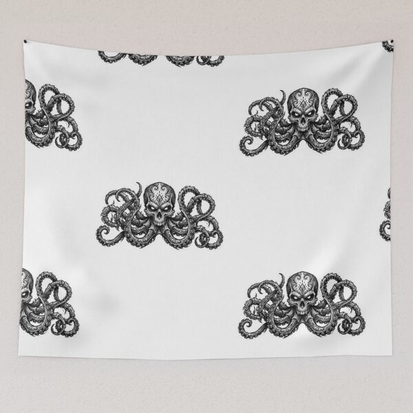 Item preview, octopus skull designed and sold by Snurly.