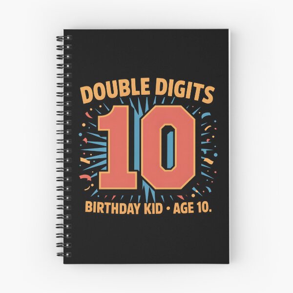 Item preview, Kids 10th Birthday Double Digits Comic Quote designed and sold by Enea Kelo.