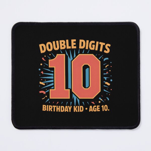 Item preview, Kids 10th Birthday Double Digits Comic Quote designed and sold by Enea Kelo.