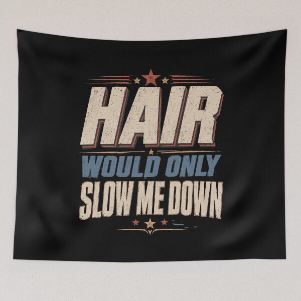 Item preview, Hair Slow Down Vintage Distressed Retro Graphic designed and sold by FormalDehyena.