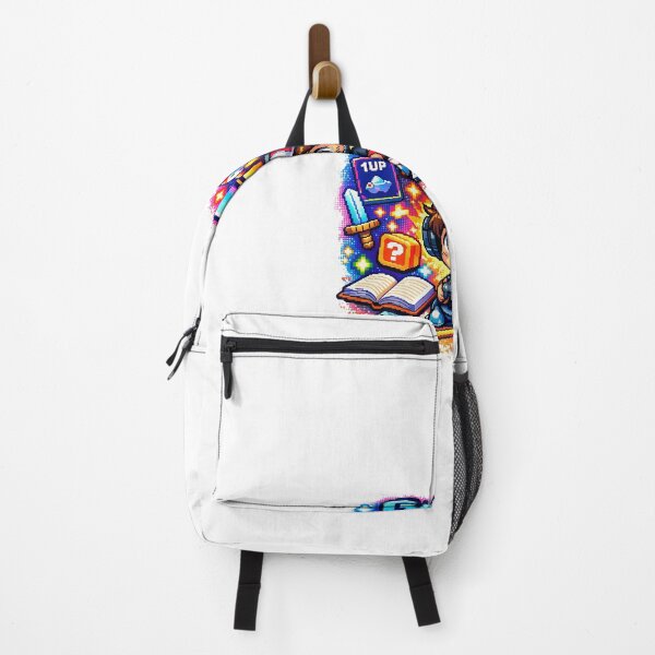 Item preview, Gaming & Learning Pixel Art – Educational Gamer Illustration designed and sold by Artisan Finds Online.