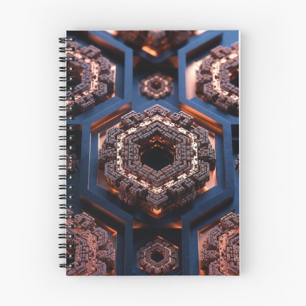 Item preview, 3D Embossed Blue Gold Sacred Geometry Mandala designed and sold by IntelliMindDesigns.