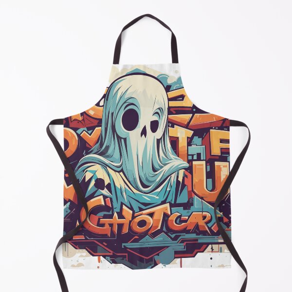 Item preview, Ghost Graffiti Urban Street Art Graphic | Halloween Aesthetic Spray Paint Style designed and sold by Valisdesign.