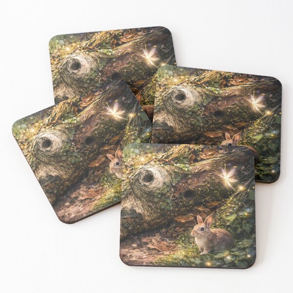 Item preview, Enchanted Forest with Rabbit designed and sold by cuprum.