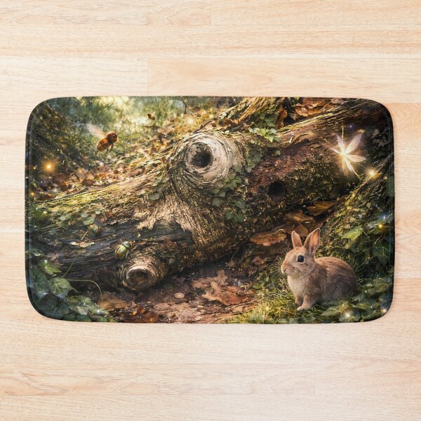 Item preview, Enchanted Forest with Rabbit designed and sold by cuprum.