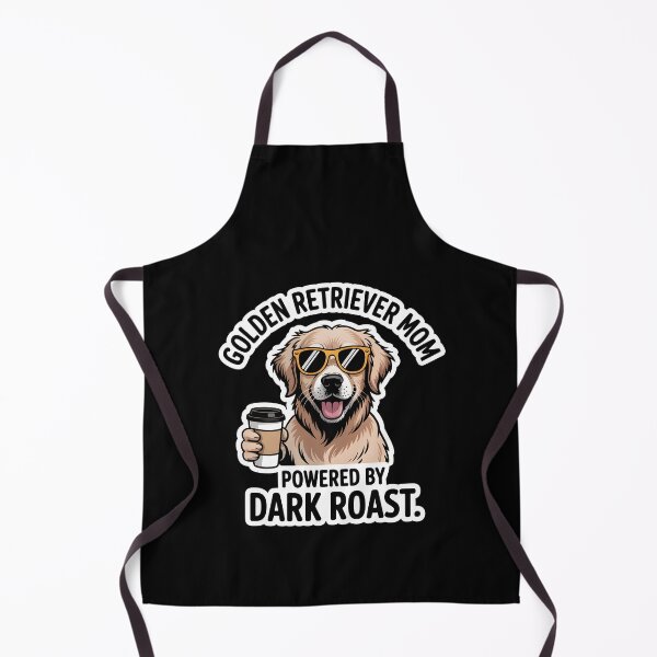 Item preview, Golden Retriever Mom Powered By Dark Roast Coffee designed and sold by Enea Kelo.
