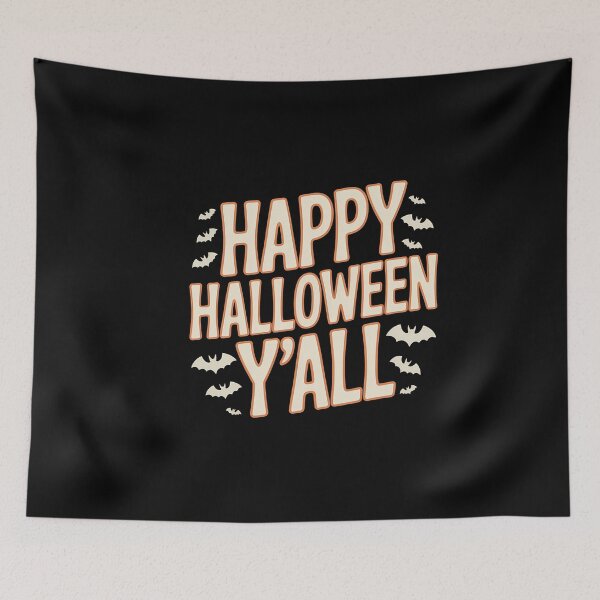 Item preview, Happy Halloween Y'all Cute Southern Halloween Typography Shirt designed and sold by Raw Tigers.