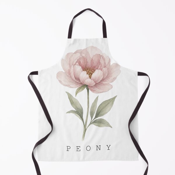Item preview, Blush Pink Peony Watercolor Botanical Flower Illustration Art designed and sold by FernLiz.