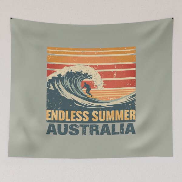 Item preview, Endless Summer Australia Surfing Gifts T Shirts designed and sold by MalwasBasket.