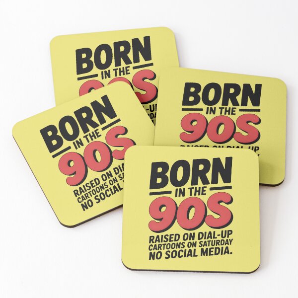 Item preview, Born In The 90s Raised On Dial Up Nostalgia Quote designed and sold by Enea Kelo.