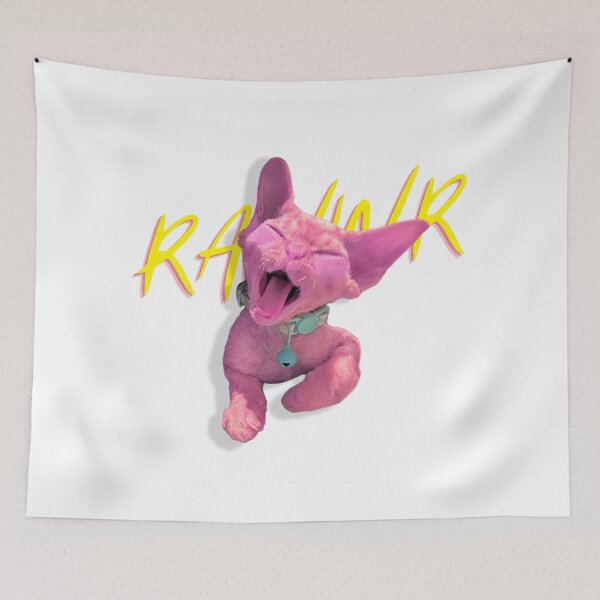 Item preview, Cute bubblegum pink kitten  designed and sold by PickleFishPasta.