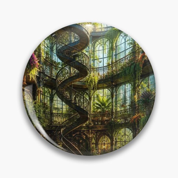 Item preview, Grand Multi Level Greenhouse with Spiral Staircase designed and sold by Pioneer Spirit Market.