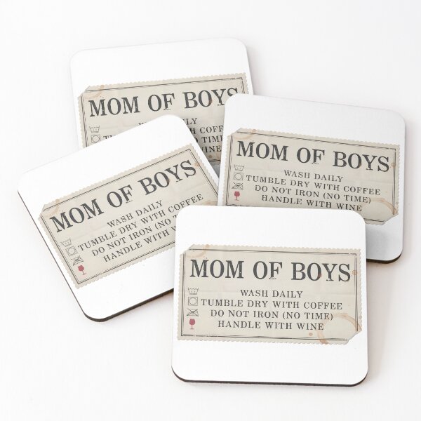 Item preview, Funny Mom Of Boys Laundry Care Tag Label Quote designed and sold by Enea Kelo.