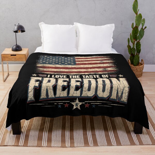 Item preview, freedom American Flag Distressed Vintage Patriotic Art designed and sold by FormalDehyena.