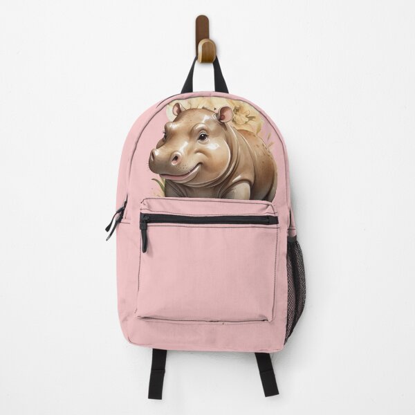 Item preview, Cute Baby Hippo – Kawaii Watercolor Hippopotamus. designed and sold by NewtBoo.