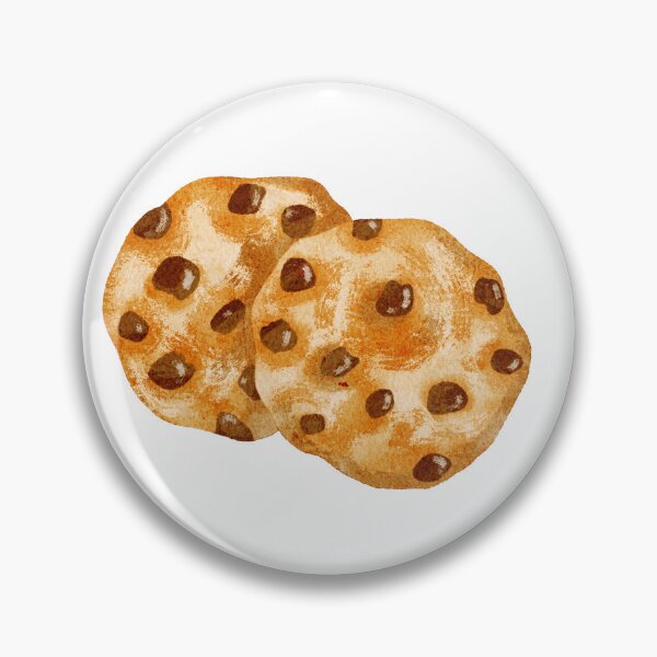 Item preview, Watercolor Chocolate Chip Cookies designed and sold by pinkyfish1010.