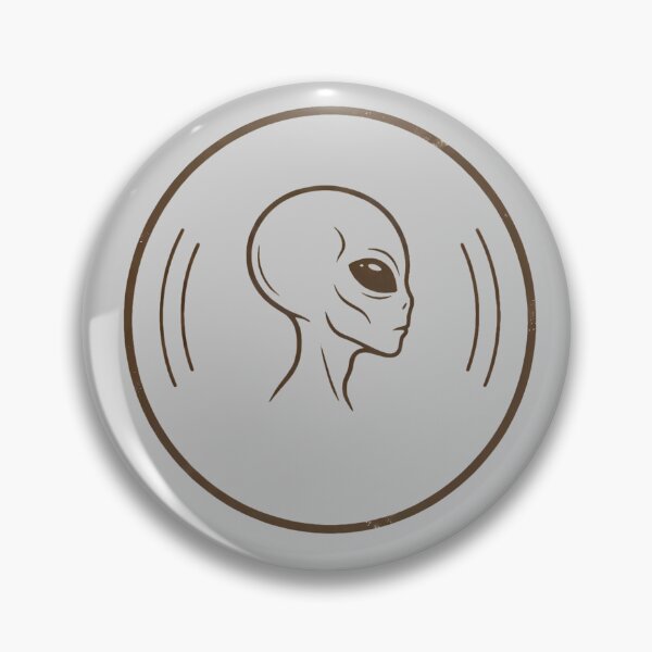 Item preview, ​Minimalist Alien Head Circle Logo Sign designed and sold by Sunkhung.
