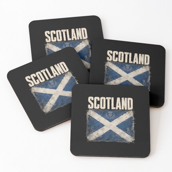 Aperçu de l'œuvre Drapeau écossais vintage vieilli Saltire Heritage Pride créée et vendue par FormalDehyena.
